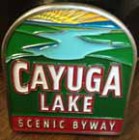 Cayuga Lake Scenic Byway Geocache Coin Front View