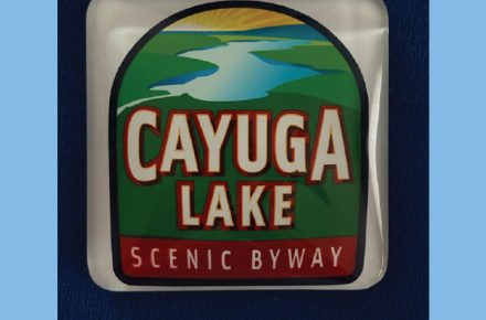 Byway Logo Dome Magnet With Background