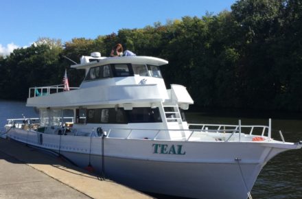Discover Cayuga Lake Boat Tours MV Teal boat