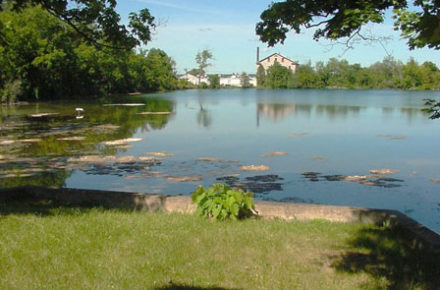 View over Mill Pond in the Village of Union Springs